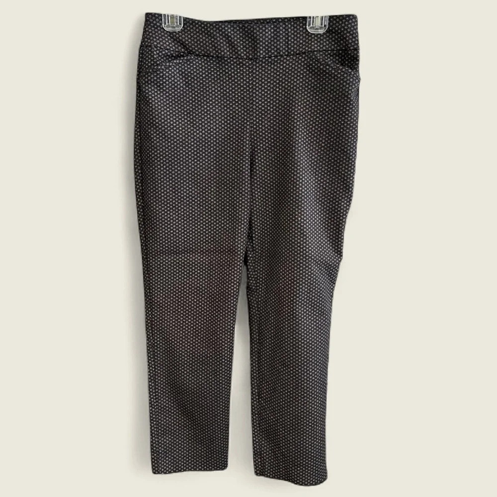 Sonoma | Black Print Ankle Pants EUC - Picture 1 of 9